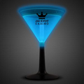 9 Oz. Glow Martini Glass - Blue